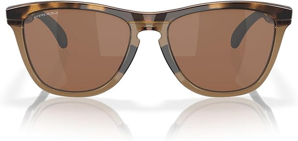 OAKLEY FROGSKINS RANGE ROUND SUNGLASSES, BROWN TORTOISE/BROWN SMOKE/PRIZM TUNGSTEN POLARIZED, 0OO9284 55