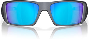 OAKLEY MEN'S HELIOSTAT RECTANGULAR SUNGLASSES, BLUE STEEL/PRIZM SAPPHIRE POLARIZED, OO9231 61