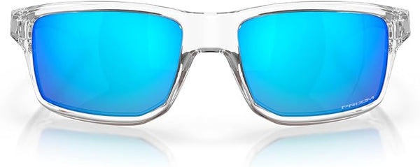 OAKLEY MEN'S GIBSTON SQUARE SUNGLASSES, POLISHED CLEAR/PRIZM SAPPHIRE, OO9449 60