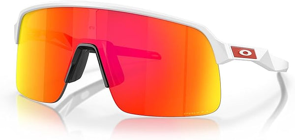 OAKLEY MEN'S SUTRO LITE RECTANGULAR SUNGLASSES, MATTE WHITE/PRIZM RUBY, OO9463 39