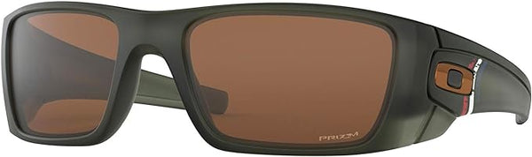 OAKLEY MEN'S FUEL CELL RECTANGULAR SUNGLASSES, MATTE OLIVE INK/PRIZM TUNGSTEN, OO9096 60