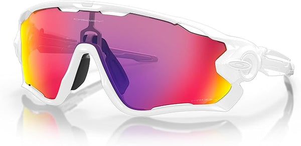 OAKLEY MEN'S JAWBREAKER RECTANGULAR SUNGLASSES, POLISHED WHITE/PRIZM ROAD, OO9290 31