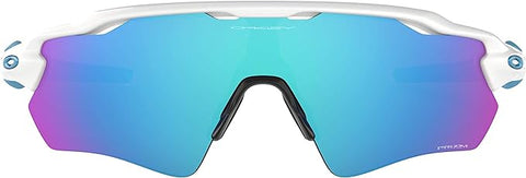 OAKLEY MEN'S  RADAR EV PATH RECTANGULAR SUNGLASSES, POLISHED WHITE BLUE/PRIZM SAPPHIRE, OO9208 38