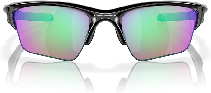 OAKLEY MEN'S HALF JACKET 2.0 XL RECTANGULAR SUNGLASSES, POLISHED BLACK/PRIZM GOLF, OO9154 62