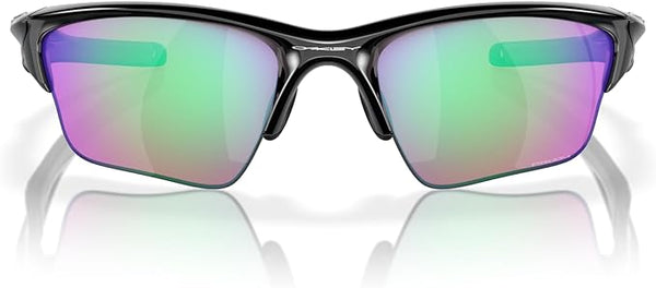 OAKLEY MEN'S HALF JACKET 2.0 XL RECTANGULAR SUNGLASSES, POLISHED BLACK/PRIZM GOLF, OO9154 62