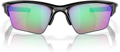 OAKLEY MEN'S HALF JACKET 2.0 XL RECTANGULAR SUNGLASSES, POLISHED BLACK/PRIZM GOLF, OO9154 62