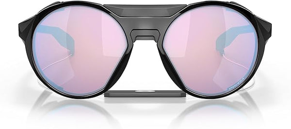 OAKLEY MEN'S CLIFDEN ROUND SUNGLASSES, POLISHED BLACK/PRIZM SNOW SAPPHIRE IRIDIUM, OO9440 54