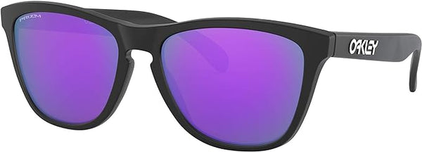 OAKLEY FROGSKINS SQUARE SUNGLASSES, MATTE BLACK/PRIZM VIOLET, OO9013 55