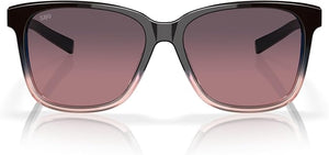 COSTA DEL MAR WOMAN SUNGLASSES PINK SAND FRAME, ROSE GRADIENT LENSES, 57