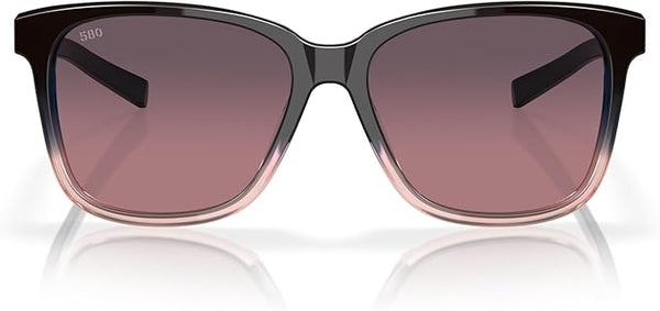 COSTA DEL MAR WOMAN SUNGLASSES PINK SAND FRAME, ROSE GRADIENT LENSES, 57