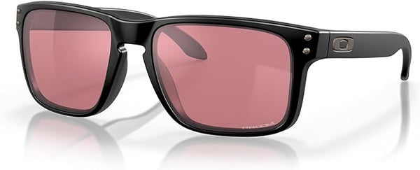 OAKLEY MEN'S HOLBROOK SQUARE SUNGLASSES, MATTE BLACK/PRIZM DARK GOLF, OO9102 55