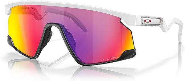 OAKLEY BXTR PRIZM SUNGLASSES MATTE WHITE/MATTE BLACK W/PRIZM ROAD,  0OO9280 39