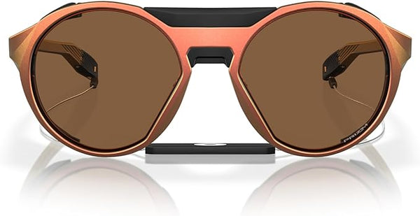 OAKLEY MEN'S CLIFDEN ROUND SUNGLASSES, MATTE RED GOLD COLORSHIFT/PRIZM BRONZE, OO9440 56