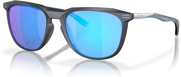 OAKLEY MEN'S THURSO LOW BRIDGE FIT SQUARE SUNGLASSES, BLUE STEEL/PRIZM SAPPHIRE, OO9286A 54