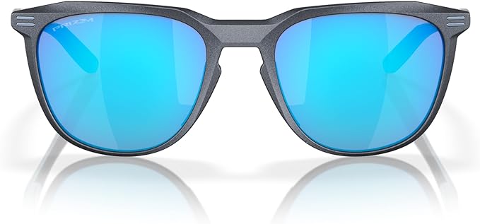 OAKLEY MEN'S THURSO LOW BRIDGE FIT SQUARE SUNGLASSES, BLUE STEEL/PRIZM SAPPHIRE, OO9286A 54