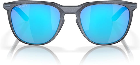 OAKLEY MEN'S THURSO LOW BRIDGE FIT SQUARE SUNGLASSES, BLUE STEEL/PRIZM SAPPHIRE, OO9286A 54