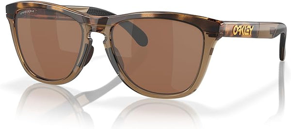 OAKLEY FROGSKINS RANGE ROUND SUNGLASSES, BROWN TORTOISE/BROWN SMOKE/PRIZM TUNGSTEN POLARIZED, 0OO9284 55