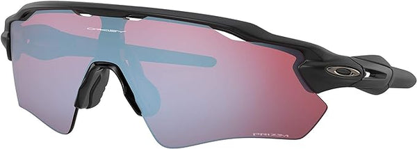 OAKLEY MEN'S  RADAR EV PATH RECTANGULAR SUNGLASSES, MATTE BLACK/PRIZM SNOW SAPPHIRE IRIDIUM,  OO9208 38