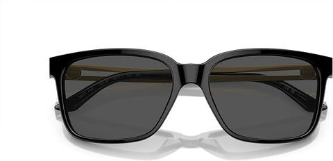 VERSACE MAN SUNGLASSES BLACK FRAME, GREY LENSES, 58