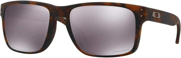 OAKLEY MEN'S HOLBROOK SQUARE SUNGLASSES, MATTE BROWN TORTOISE/PRIZM BLACK, OO9102 55