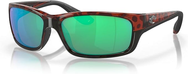 COSTA DEL MAR MEN'S JOSE SUNGLASSES, TORTOISE/GREEN MIRROR, 62