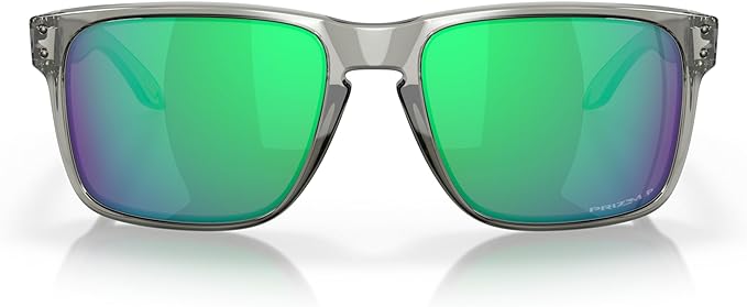 OAKLEY MEN'S HOLBROOK XL SQUARE SUNGLASSES, GREY INK/PRIZM JADE POLARIZED, OO9417 59