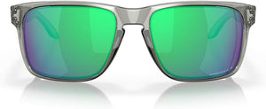 OAKLEY MEN'S HOLBROOK XL SQUARE SUNGLASSES, GREY INK/PRIZM JADE POLARIZED, OO9417 59