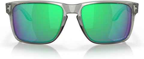 OAKLEY MEN'S HOLBROOK XL SQUARE SUNGLASSES, GREY INK/PRIZM JADE POLARIZED, OO9417 59