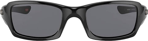 OAKLEY MEN'S  FIVES SQUARED RECTANGULAR SUNGLASSES, POLISHED BLACK/GREY, OO9238 54