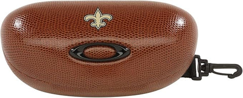 OAKLEY NFL COLLECTION FOOTBALL SUNGLASS CASE EYEGLASS, NEW ORLEANS SAINTS BROWN, ONE SIZE