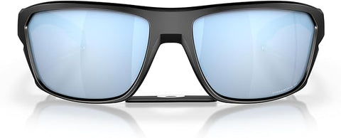 OAKLEY MEN'S SPLIT SHOT RECTANGULAR SUNGLASSES, MATTE BLACK/PRIZM DEEP WATER POLARIZED, OO9416 64