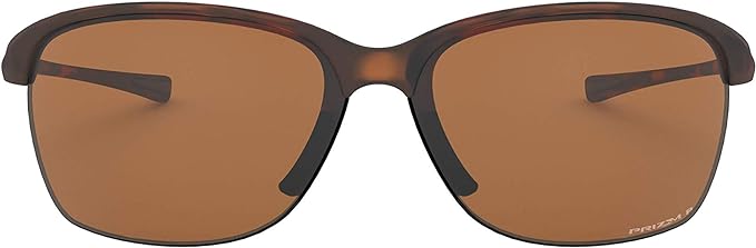 OAKLEY WOMEN'S UNSTOPPABLE RECTANGULAR SUNGLASSES, MATTE BROWN TORTOISE/PRIZM TUNGSTEN POLARIZED, OO9191 65