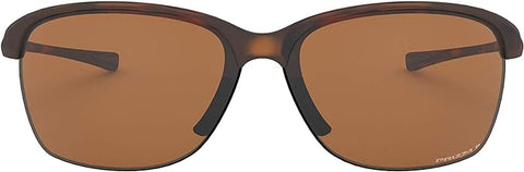 OAKLEY WOMEN'S UNSTOPPABLE RECTANGULAR SUNGLASSES, MATTE BROWN TORTOISE/PRIZM TUNGSTEN POLARIZED, OO9191 65