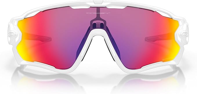 OAKLEY MEN'S JAWBREAKER RECTANGULAR SUNGLASSES, POLISHED WHITE/PRIZM ROAD, OO9290 31