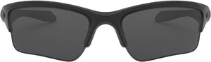 OAKLEY MEN'S QUARTER JACKET RECTANGULAR SUNGLASSES, MATTE BLACK/GREY, OO9200 61