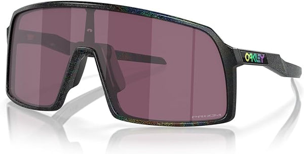 OAKLEY MEN'S SUTRO LOW BRIDGE FIT RECTANGULAR SUNGLASSES, DARK GALAXY/PRIZM ROAD BLACK, OO9406A 37