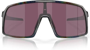 OAKLEY MEN'S SUTRO LOW BRIDGE FIT RECTANGULAR SUNGLASSES, DARK GALAXY/PRIZM ROAD BLACK, OO9406A 37