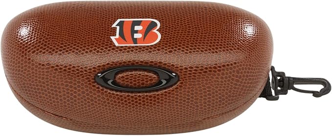 OAKLEY NFL COLLECTION FOOTBALL SUNGLASS CASE EYEGLASS, CINCINNATI BANGALS BROWN, ONE SIZE