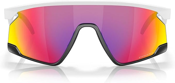 OAKLEY BXTR PRIZM SUNGLASSES MATTE WHITE/MATTE BLACK W/PRIZM ROAD,  0OO9280 39