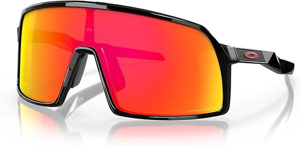 OAKLEY MEN'S SUTRO S RECTANGULAR SUNGLASSES, POLISHED BLACK/PRIZM RUBY, OO9462 28