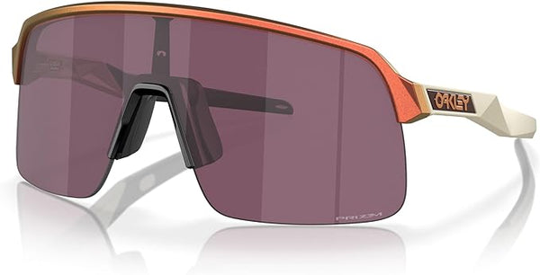 OAKLEY MEN'S SUTRO LITE RECTANGULAR SUNGLASSES, MATTE RED GOLD COLORSHIFT/PRIZM ROAD BLACK, OO9463 39