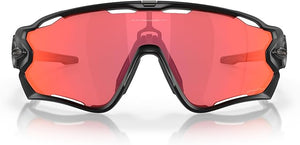 OAKLEY MEN'S JAWBREAKER RECTANGULAR SUNGLASSES, MATTE BLACK/PRIZM TRAIL TORCH, OO9290 31