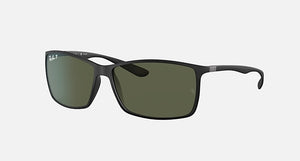 RAY-BAN 713132449325 MATTE BLACK/G-15 GREEN, 62