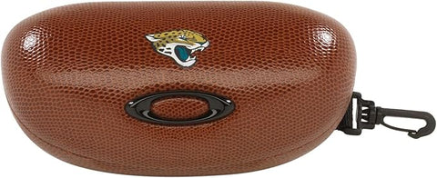 OAKLEY NFL COLLECTION FOOTBALL SUNGLASS CASE EYEGLASS, JACKSONVILLE JAGUARS BROWN, ONE SIZE