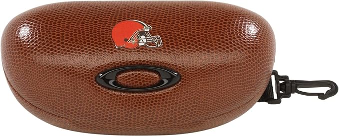 OAKLEY NFL COLLECTION FOOTBALL SUNGLASS CASE EYEGLASS, CLEVELAND BROWNS BROWN, ONE SIZE