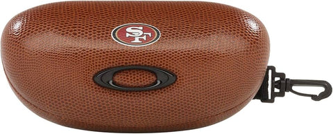 OAKLEY NFL SAN FRANCISCO 49ERS UNISEX AOO1590AT SAN FRANCISCO 49ERS OAKLEY NFL 2020 FOOTBALL SUNGLASS CASE, RED/SAN FRANCISCO 49ERS, ONE SIZE