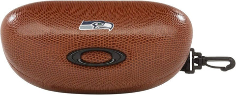 OAKLEY NFL 2020 COLLECTION FOOTBALL SUNGLASS CASE SEATTLE SEAHAWKS, BROWN, ONE SIZE