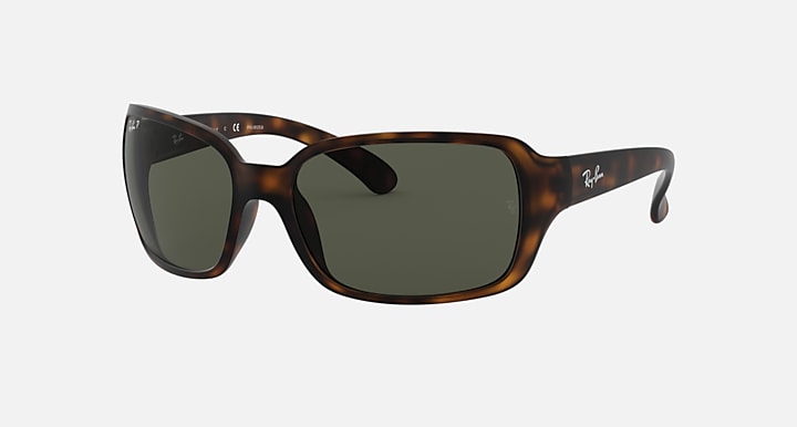 RAY-BAN SUNGLASSES BROWN/ GREEN, 60