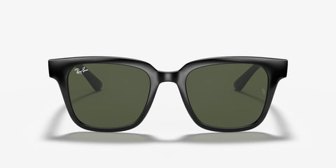 RAY-BAN RB4323 BLACK/G-15 GREEN, 51