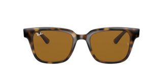 RAY-BAN RB4323 POLISHED LIGHT HAVANA/B-15 BROWN, 51